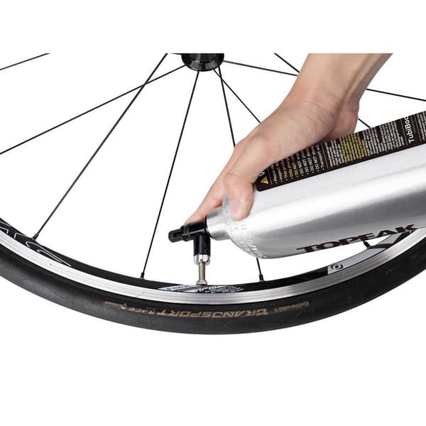 Topeak Tubibooster Hopeinen