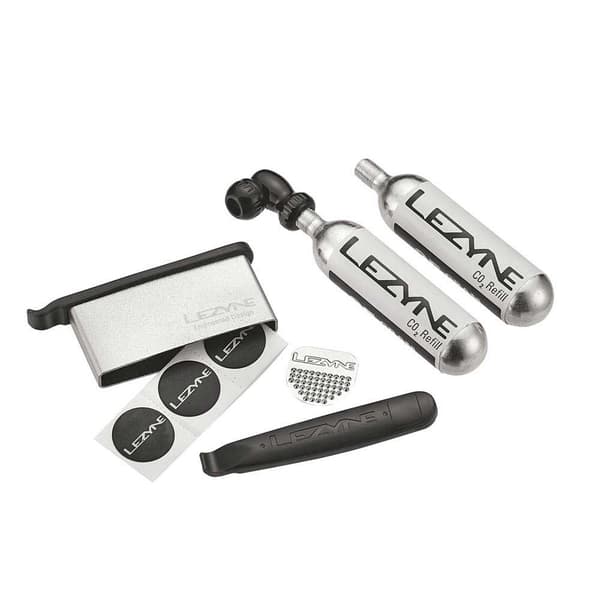 Lezyne Utrustning Twin Drive Co2+lever Combo Silver