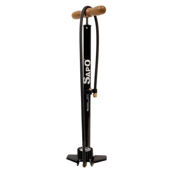 Sapo Golvpump Med Manometer Ok Full Silver 180 Psi