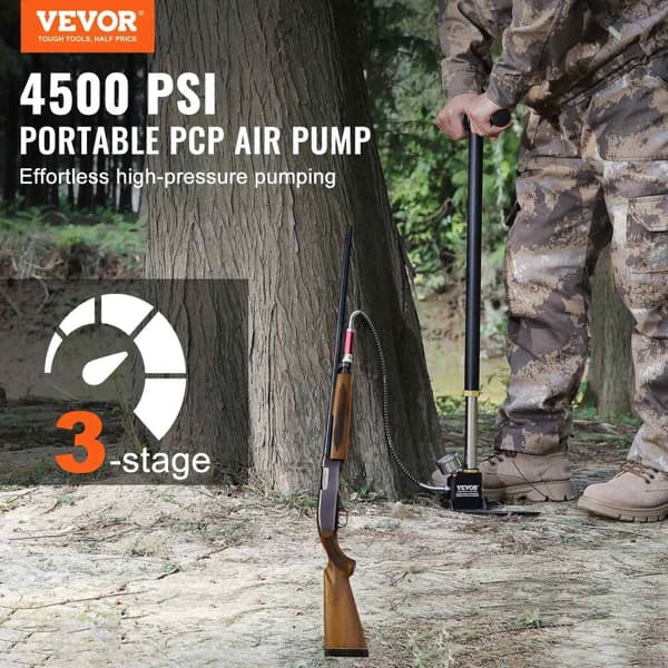 PCP-pumppu, 3-vaiheinen toiminta, 4500PSI painemittari