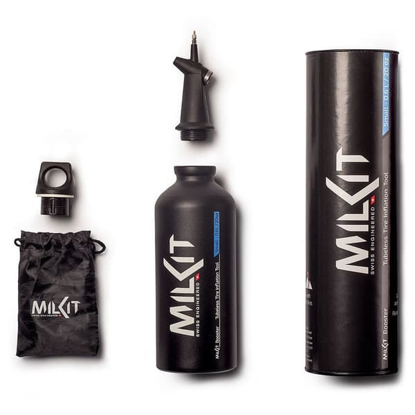 Milkit Tubeless Booster Tire 0.60l Co2-kapseli Musta