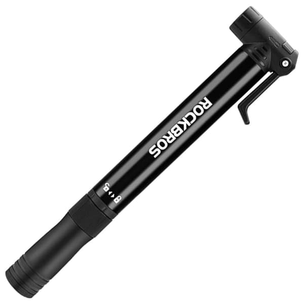 Rockbros 42320010001 håndpumpe for sykkel + skrutrekker - svart