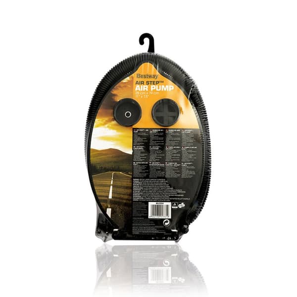Bestway Fotpump 3L 28x19 cm Retraktabel Uppblåsbar och Camping 62004