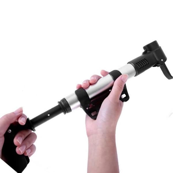 MTB pump - CXQ751 - Mini portabel - Aluminiumlegering - Silver färg - Blandat