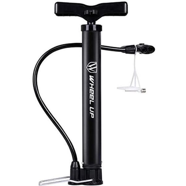 Bärbar cykelfotpump automatiskt vändbar Presta och Schrader ventiler minicykel psi luftpump med b nål