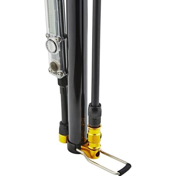 LEZYNE CNC Micro Floor Drive Digital HPG cykelpump - svart - minipump - tryckmätare - 11 bar