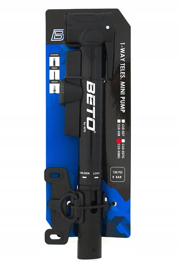 BETO CLD038G AV/FV/DV-pumpe med MANOMETER 8 bar