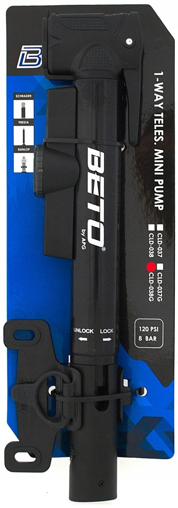 BETO CLD038G AV/FV/DV-pumpe med MANOMETER 8 bar