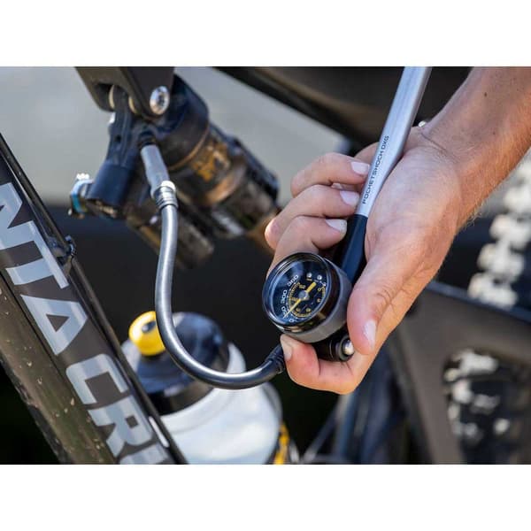 Topeak Pocket Shock Dxg Xl Mini Pumpe Søvfarvet 360 psi
