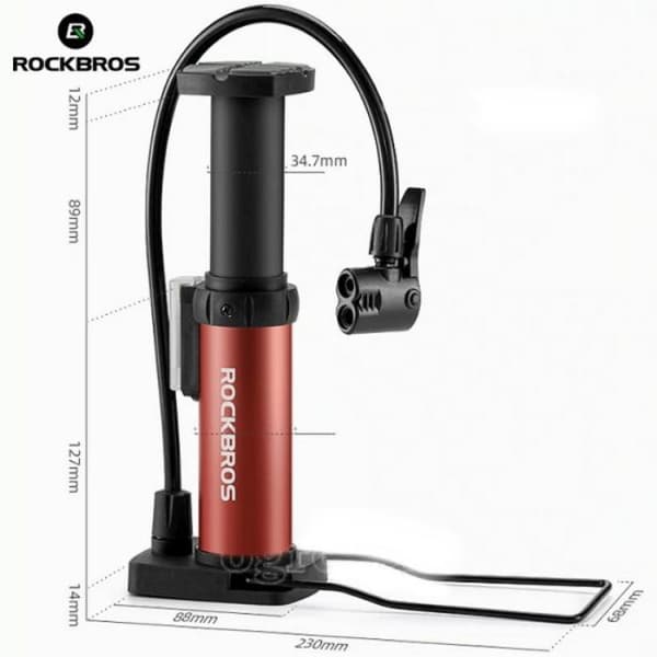 ROCKBROS fotcykelpump (4522LBK) svart