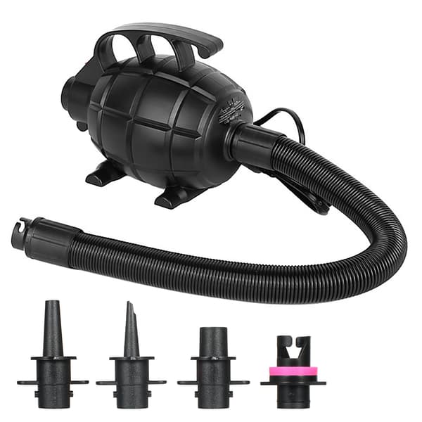 Elektrisk Luftpump, 500W Effekt, Snabb Uppblåsning, Bärbar Design
