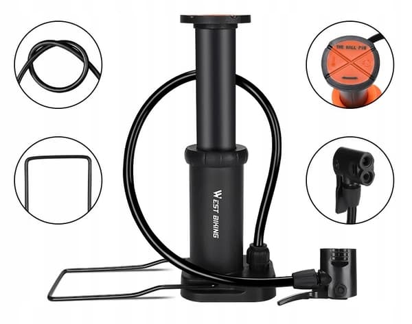 CYKEL FOTPUMP FÖR CYKLAR UNIVERSAL HANDHÅLLD SOLID