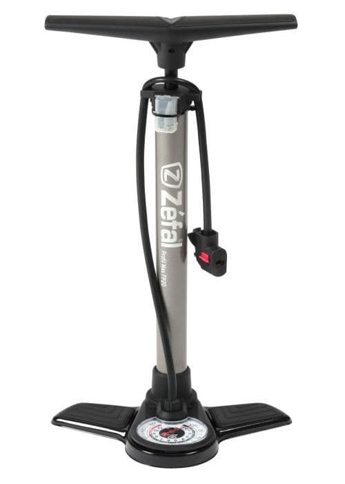 Cykelpump - ZEFAL - Max FP20 profil - Stål - Kompatibel med alla ventiler - Tillbehör ingår