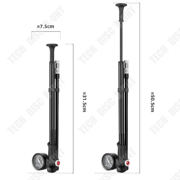 TD® Cykelpump Högtrycksbatteri Cykelpump Cykelpump för bil E-cykel Basket Bärbar landsvägscykelpump