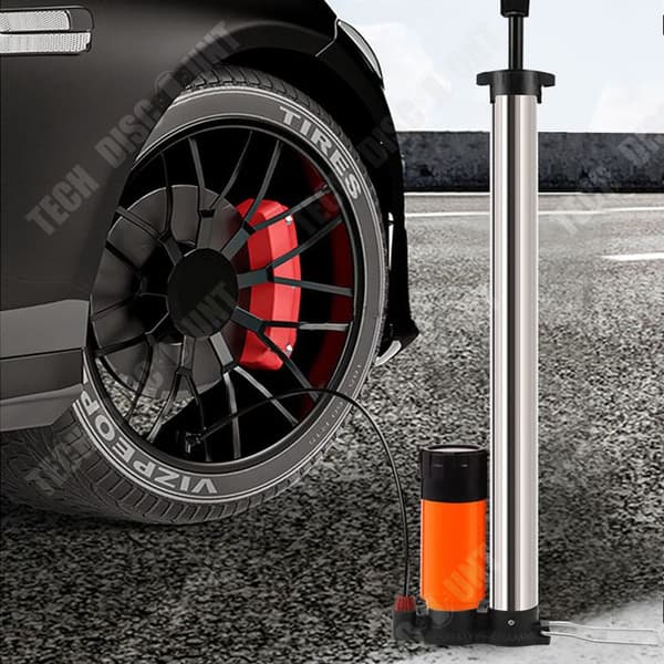 TD® Cykelpump Högtryckspump Rostfritt stål Cykel Elbil Motorcykel Bil Hem Uppblåsbart rör
