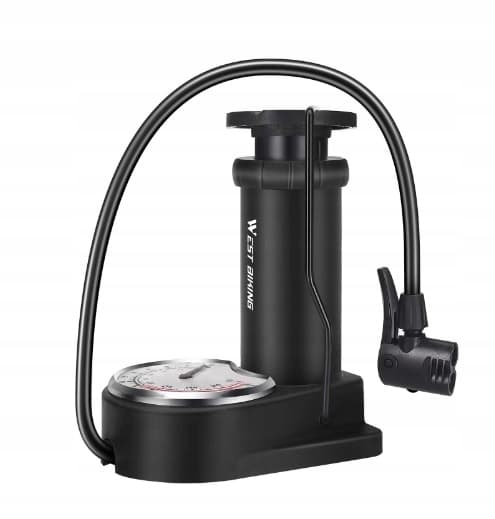 CYKELPUMP SOLID HANDY med manometer fodvogn