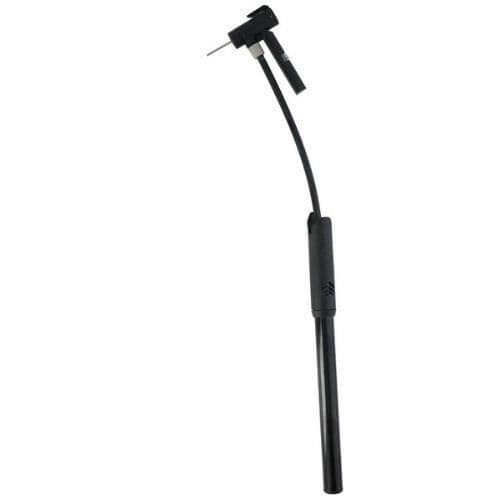 Cykelpump - Dunlop - Svart tryckmätare - Svart färg - Unisex - För vuxna