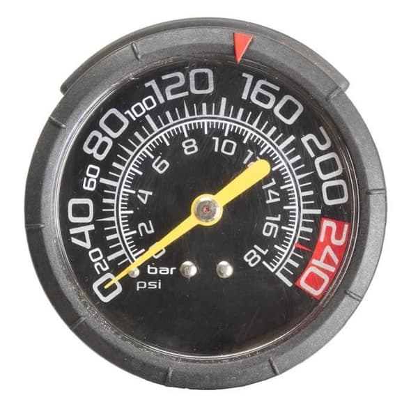 Air Bullet golvpump - M-WAVE - AV/DV/FV - 18 bar/260 psi