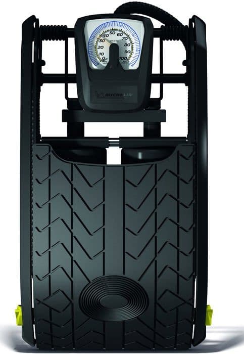 Michelin Cykelpump - 61001 - Analog Dubbelcylindrig Fotpump Svart