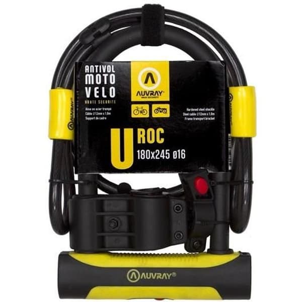 U Roc Bike Lock 180x245 ø12mm + 1m Kabel - AUVRAY - ART Classified
