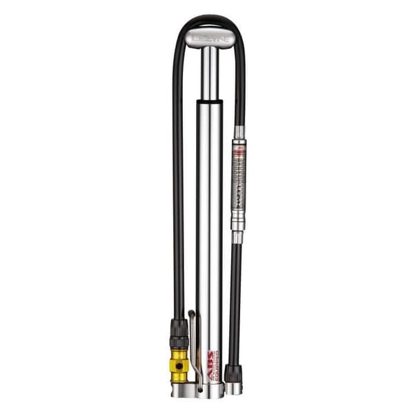 Lezyne CNC Micro Floor Drive Digital HPG Cykelpump - Svart/Silver - Maximalt tryck 11 bar - Vikt 194 g