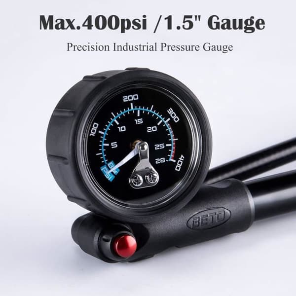 Stötdämpare - BETO - 400 PSI Max - Schrader ventil - Ergonomisk - CNC-legering