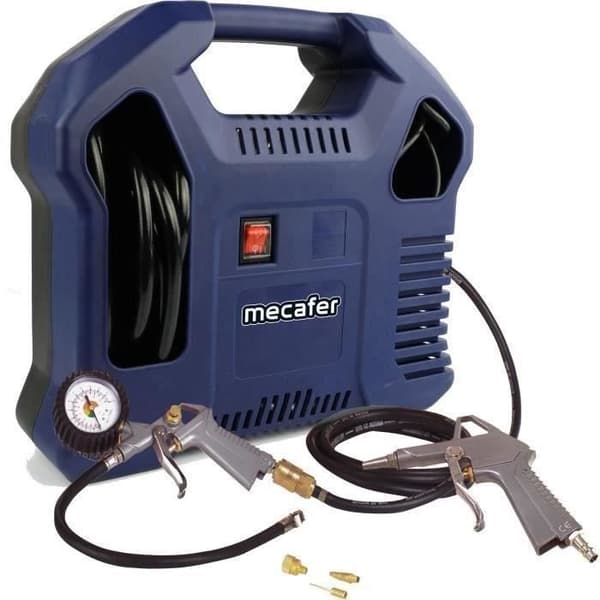 Kompressor utan tank - MECAFER - 425792 - Blå - 1,5 hk - 8 bar