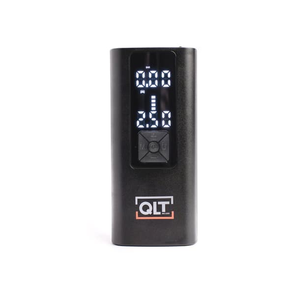QLT Luftkompressor Pro och Powerbank – 4 tillbehör och laddkabel