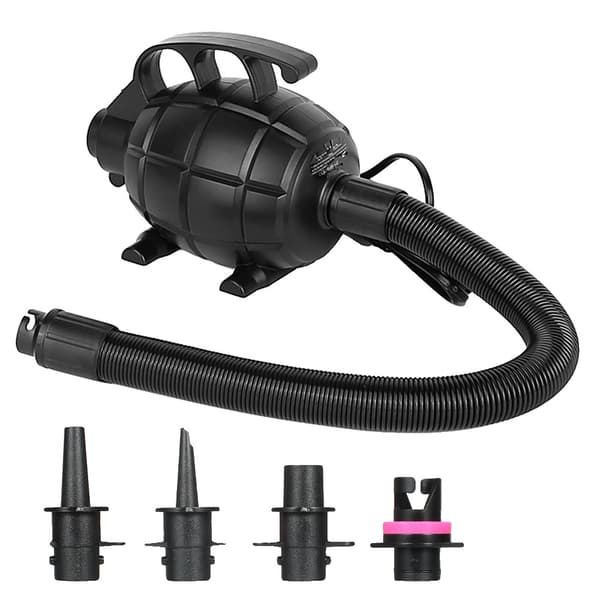 Elektrisk Luftpumpe, 500W Effekt, 4 Dyser, Hurtig Oppustning,EU stik