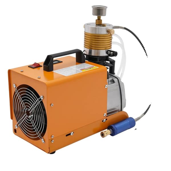 Højtryksluftpumpe, 1,8 kW effekt, 30 MPA oppustningstryk, 26,4 gal/min oppustningsvolumen,300Bar