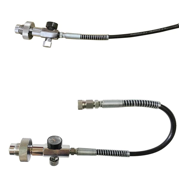 Luftgenopfyldningsadapter, G5/8 gevindforbindelse, 4500 PSI vurderet tryk