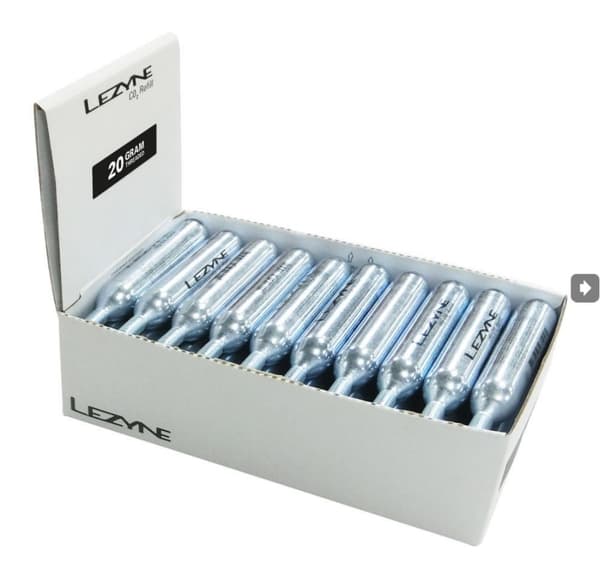 LEZYNE CO2-gaspatron med gevind 20 g