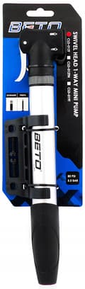 Miniatyrbillede 2 af 7: BETO 012T Cykelpumpe FV/FV/AV bevægeligt hoved