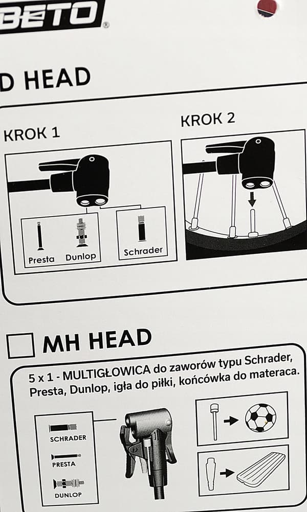 PROX POLKUPYÖRÄPUMPPU LETKULLÄ LATTIALLE AV/FV/DV