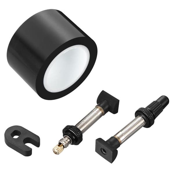 Sram Tape/ Tubeless Kit 23 Mm 2 Universel Ventiler/1 Ventil Kerne Skruenøgle Sort,Søvfarvet