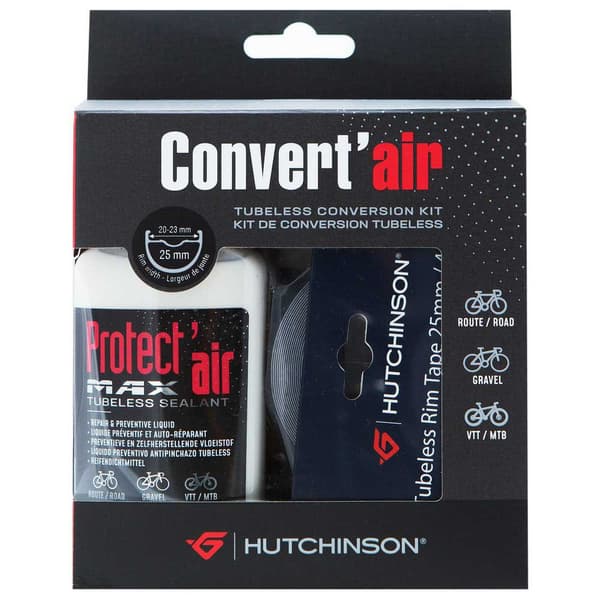 Hutchinson Konverteringssæt Tubeless 25 Mm Sort