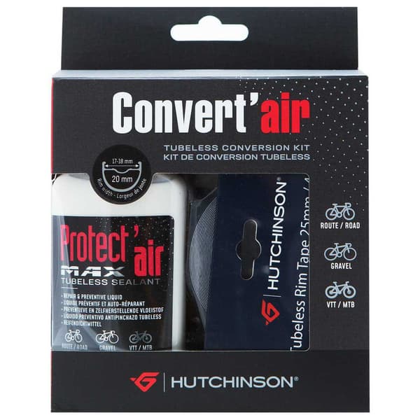 Hutchinson Muunnossarja Tubeless 20 Mm Musta