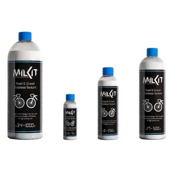 Milkit Slanglös Tätningsmedel Road & Gravel 500ml Durchsichtig