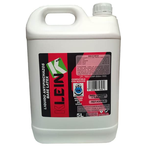 Klein Punture Tubeless Sealant Latex Anti 5l Kirkas