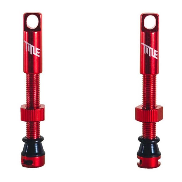 Title Mtb Ventiler Tubeless 2 Enheter Röd 44 mm