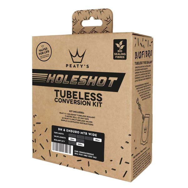 Peaty´s Tubeless Konverteringssats Holeshot Enduro/dh Wide 35 Mm Brun