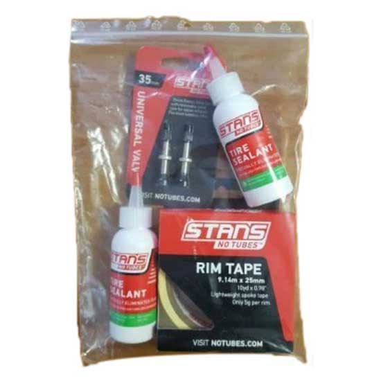 Stans No Tubes Pakki Tubeless Punainen 25 mm