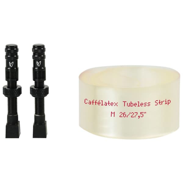 Effetto Mariposa Strip Caffelatex Tubeless Plus 35-40 Mm 2 Enheder Med Ventil Hvid