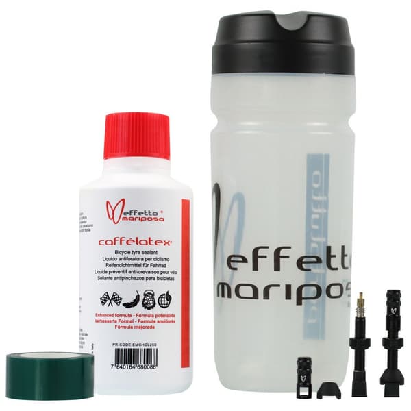 Effetto Mariposa Konverteringssæt Caffélatex Tubeless 16-20 Mm Transparent S
