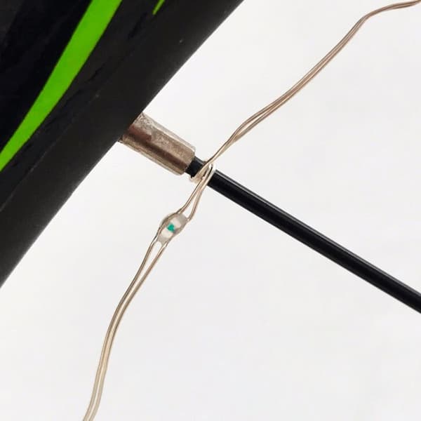 NEON LED-Strip til begge cykelhjul