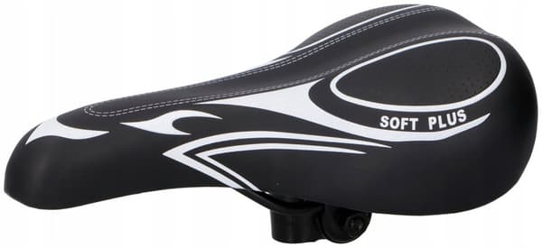 DUNLOP MTB CYKELSADEL MED KOMFORTABEL PROFILE, TREKKING, CROSS, CITY, 26 CM