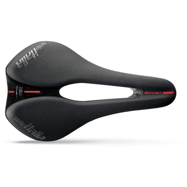 Selle Italia Carbon Superflow Sadel Novus Boost Evo Kit Sort 145 mm