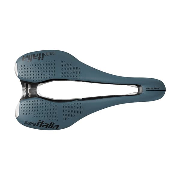 Selle Italia Sadel Slr Boost Gravel Superflow Ti 316 Blå 130 mm