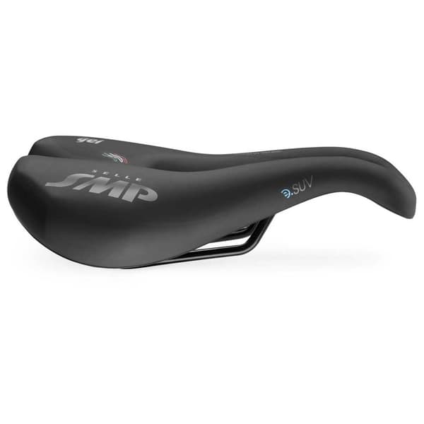 Selle Smp Satula E-suv Gel Hopeinen 160 mm