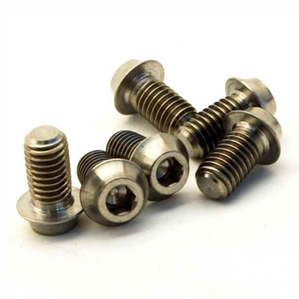 Kcnc Titanium Screws For Rotor Disc Brake 6 Units Gylden M5 x 8 mm